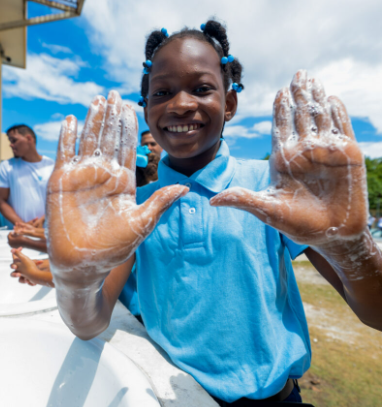 Increasing access to clean hygiene resources and education.