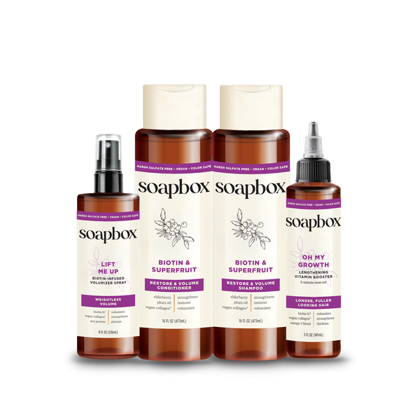 Biotin & Superfruit Volumizing Haircare Bundle — Soapbox