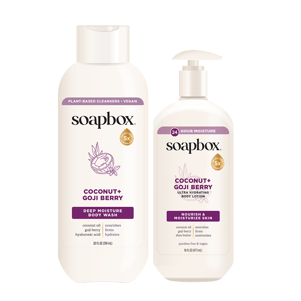 Coconut + Goji Berry Body Wash & Lotion Set