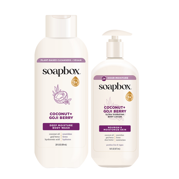 Coconut + Goji Berry Body Wash & Lotion Set