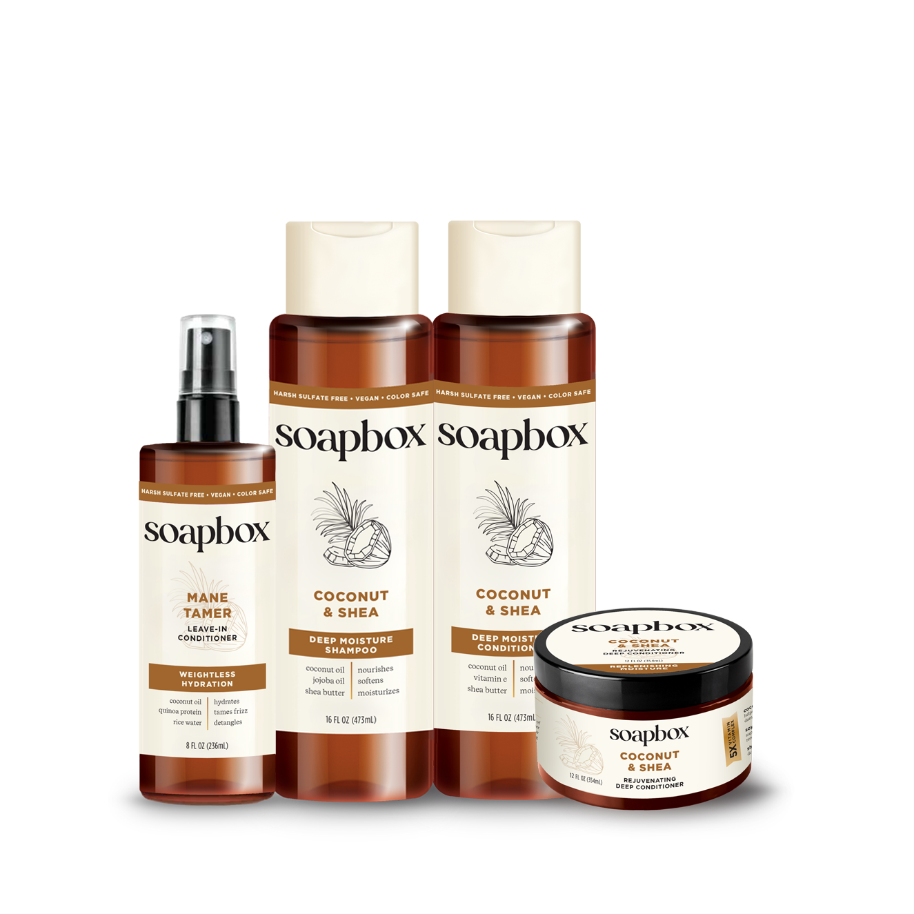 Coconut & Shea Deep Moisture Haircare Bundle