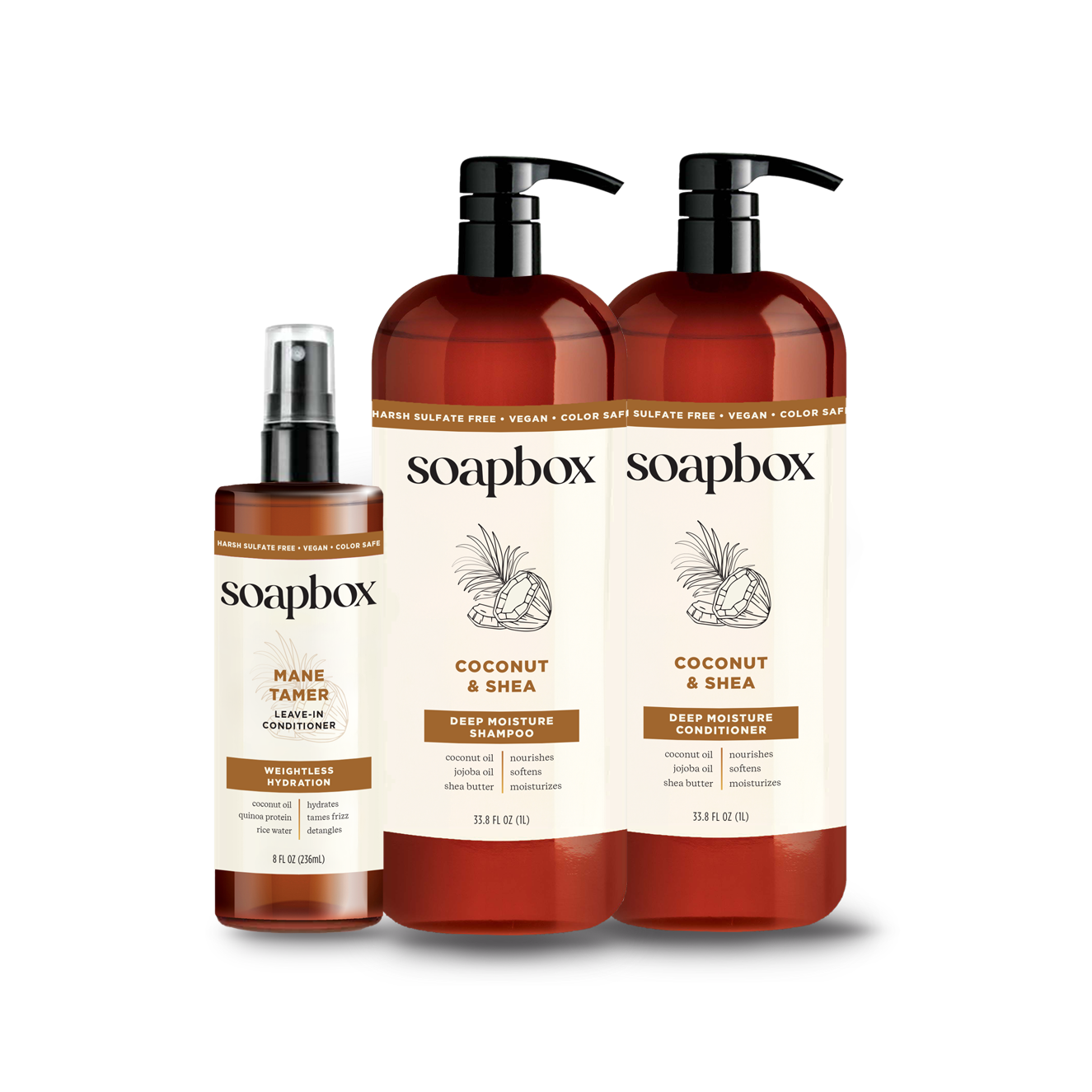 Coconut & Shea Deep Moisture Haircare Essentials (Large)