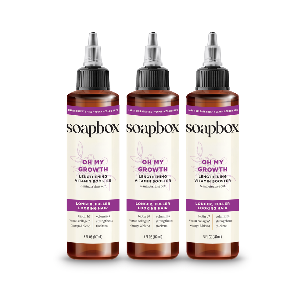 Oh My Growth Lengthening Vitamin Booster Rinse-Out Treatment (3-Pack)