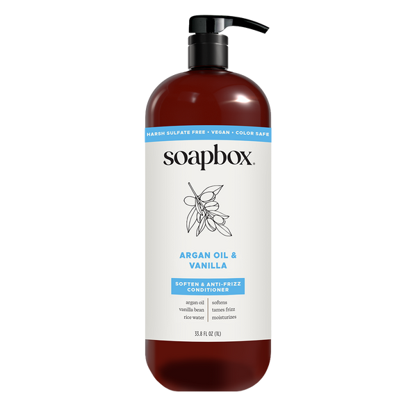 Argan Oil & Vanilla Soften & Anti-Frizz Conditioner - 1 Liter