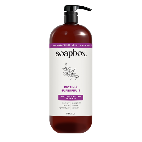 Biotin & Superfruit Restore & Volume Shampoo - 1 Liter