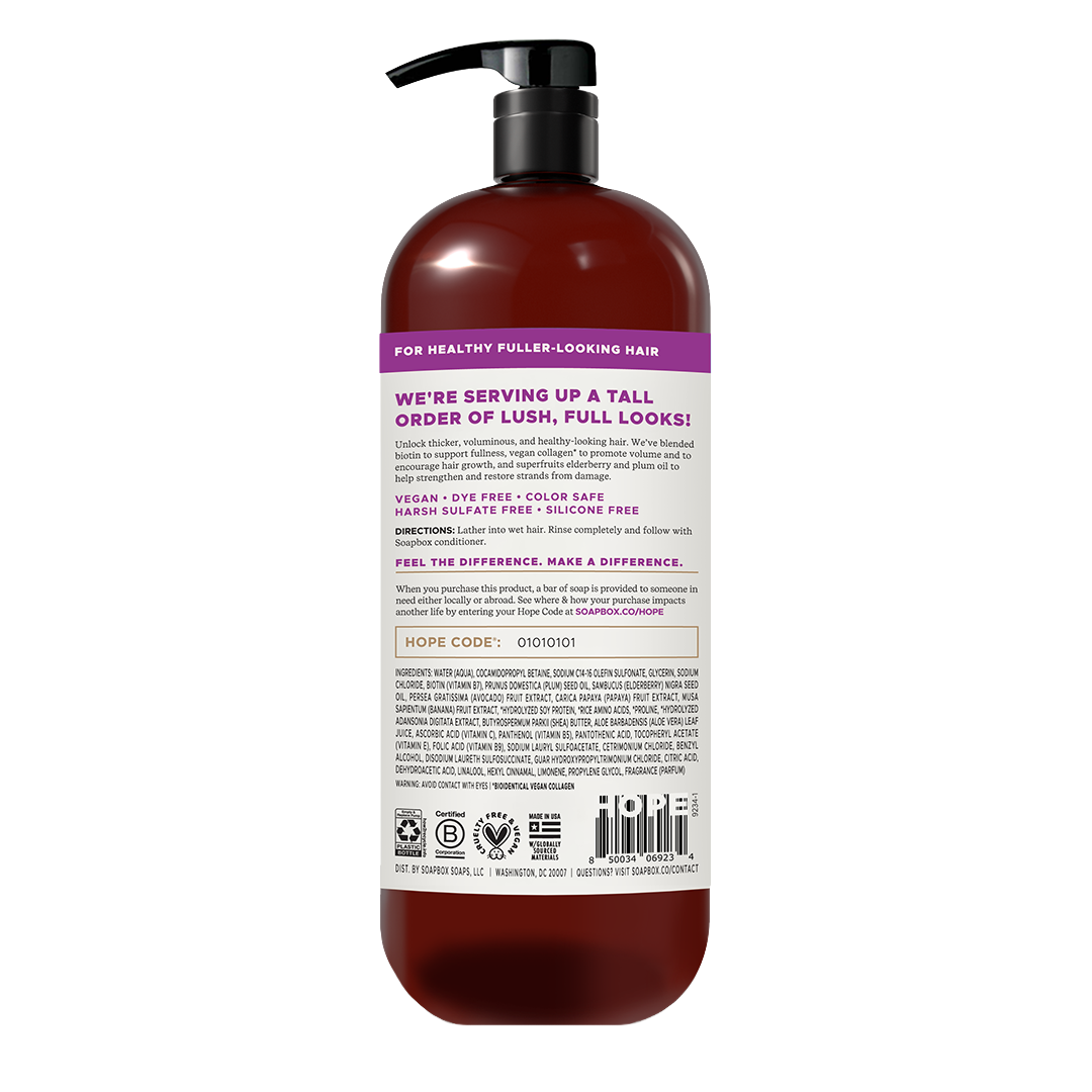 Biotin & Superfruit Restore & Volume Shampoo - 1 Liter