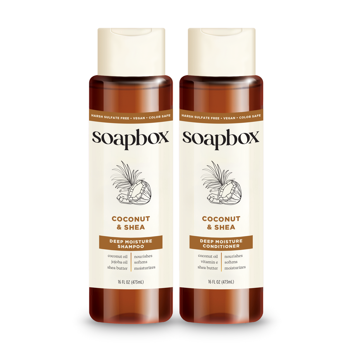 Coconut & Shea Deep Moisture Shampoo + Conditioner Set