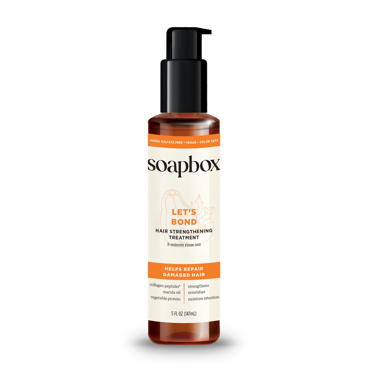 Hair Soap 888 1000mlとHair Pack205 1000ml Soapbox Coconut Oil Shampoo, Vegan, Color Safe, 33.8 Ounces