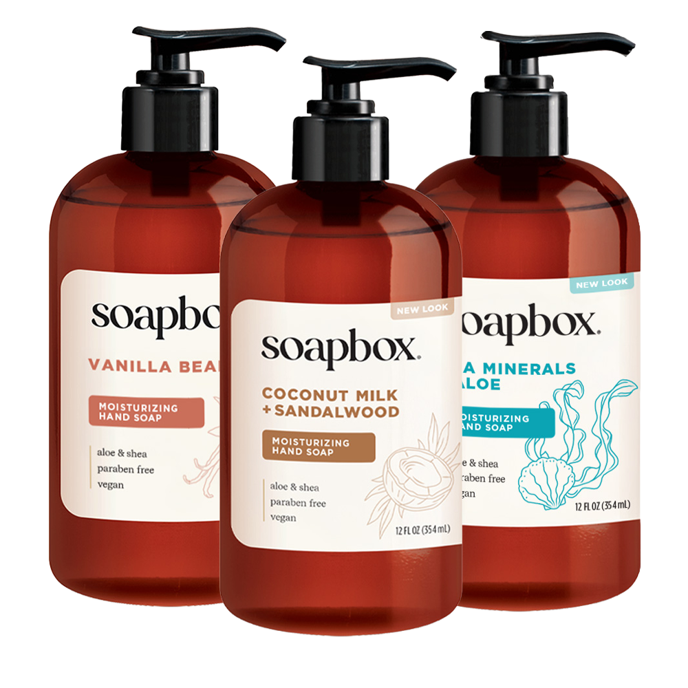 Moisturizing Liquid Hand Soap Trio - Variety Pack