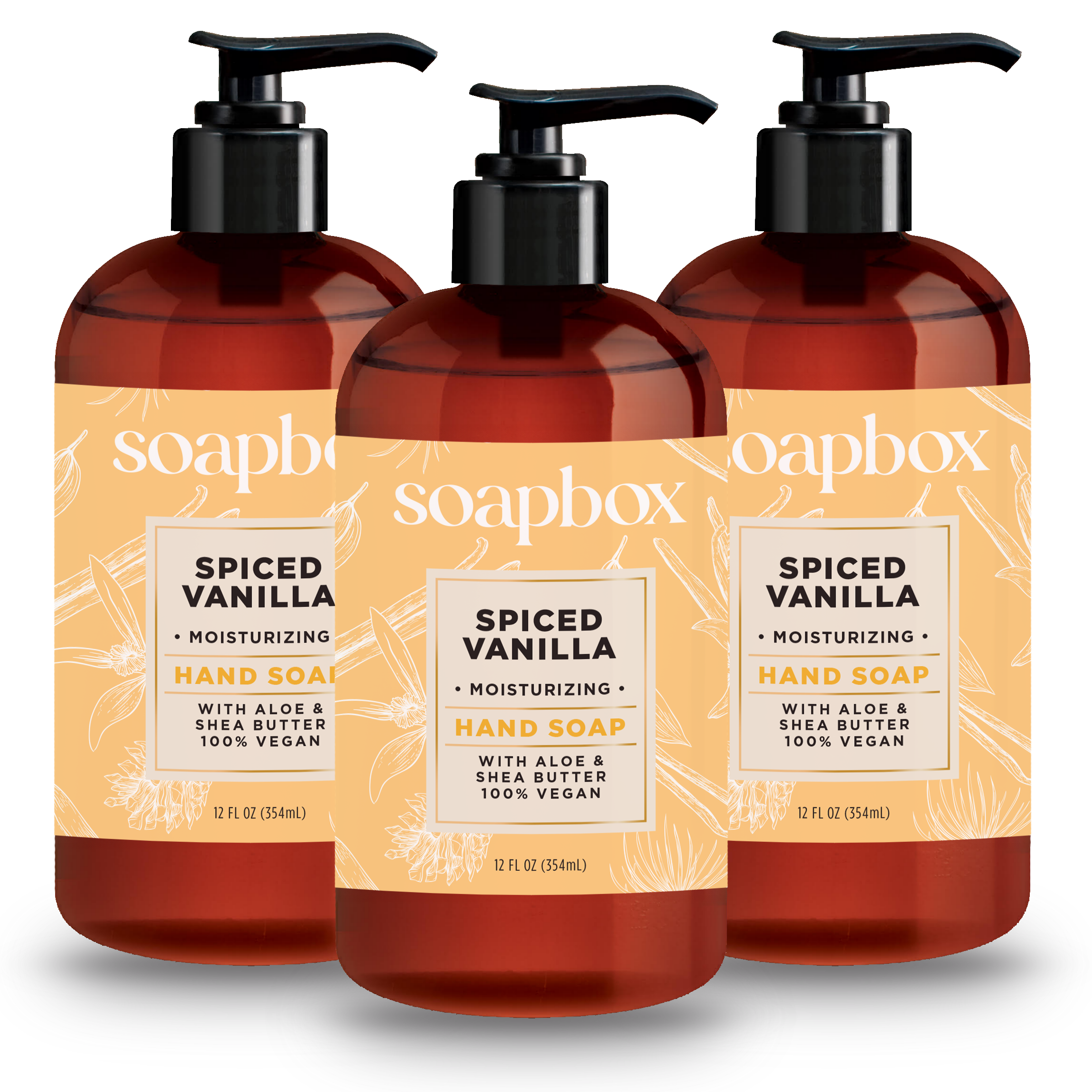 Spiced Vanilla Moisturizing Hand Soap 3-Pack