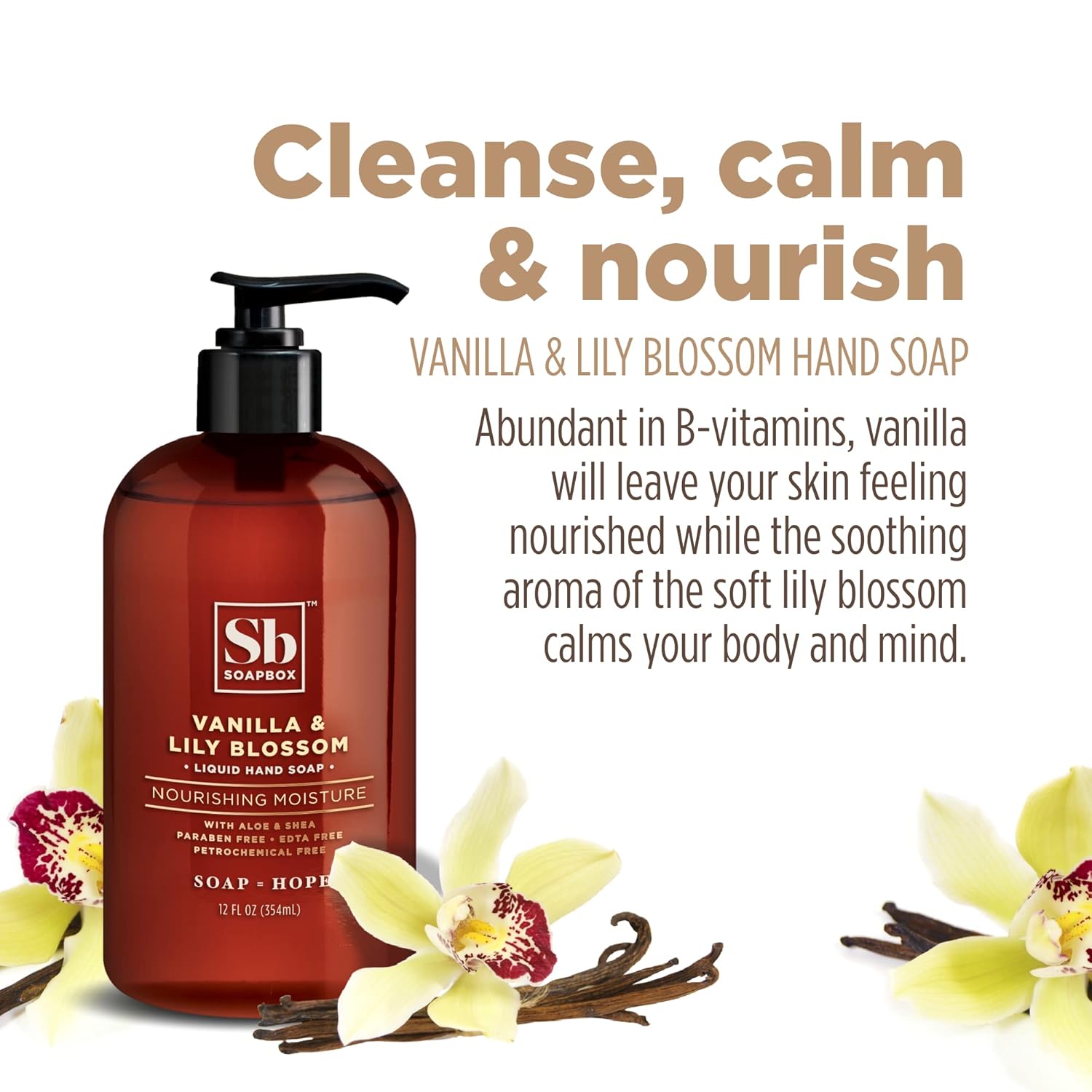 Vanilla & Lily Blossom Nourishing Moisture Liquid Hand Soap Refill