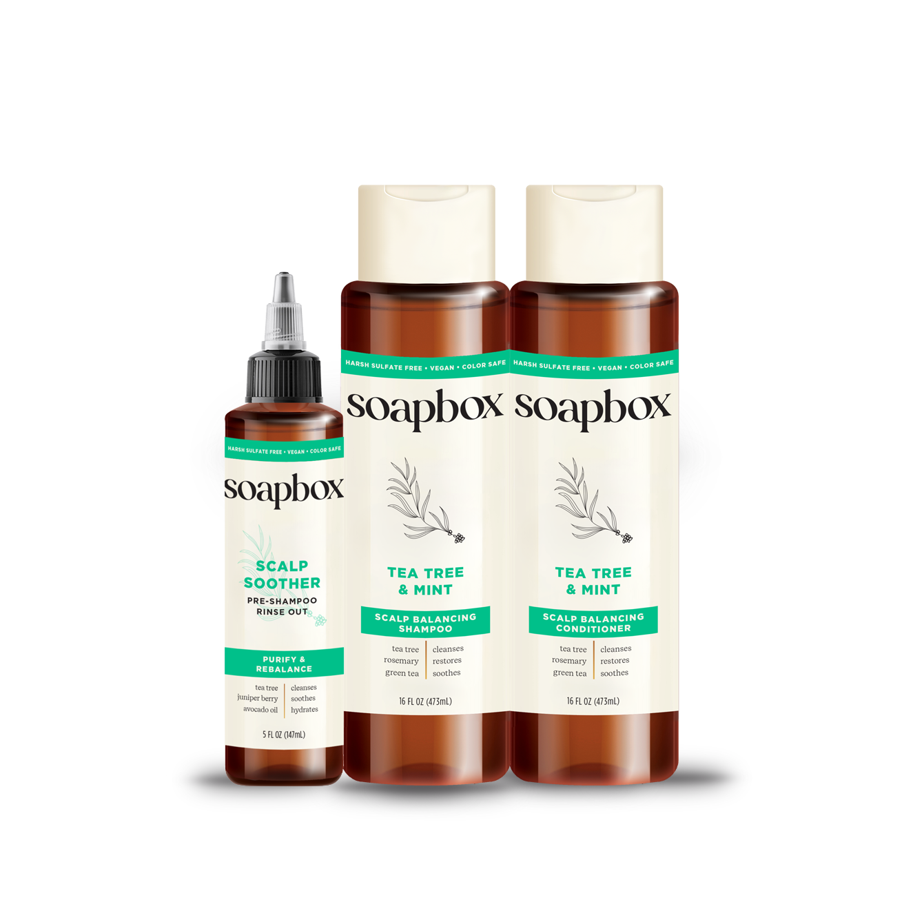 Tea Tree & Mint Scalp Balancing Haircare Essentials