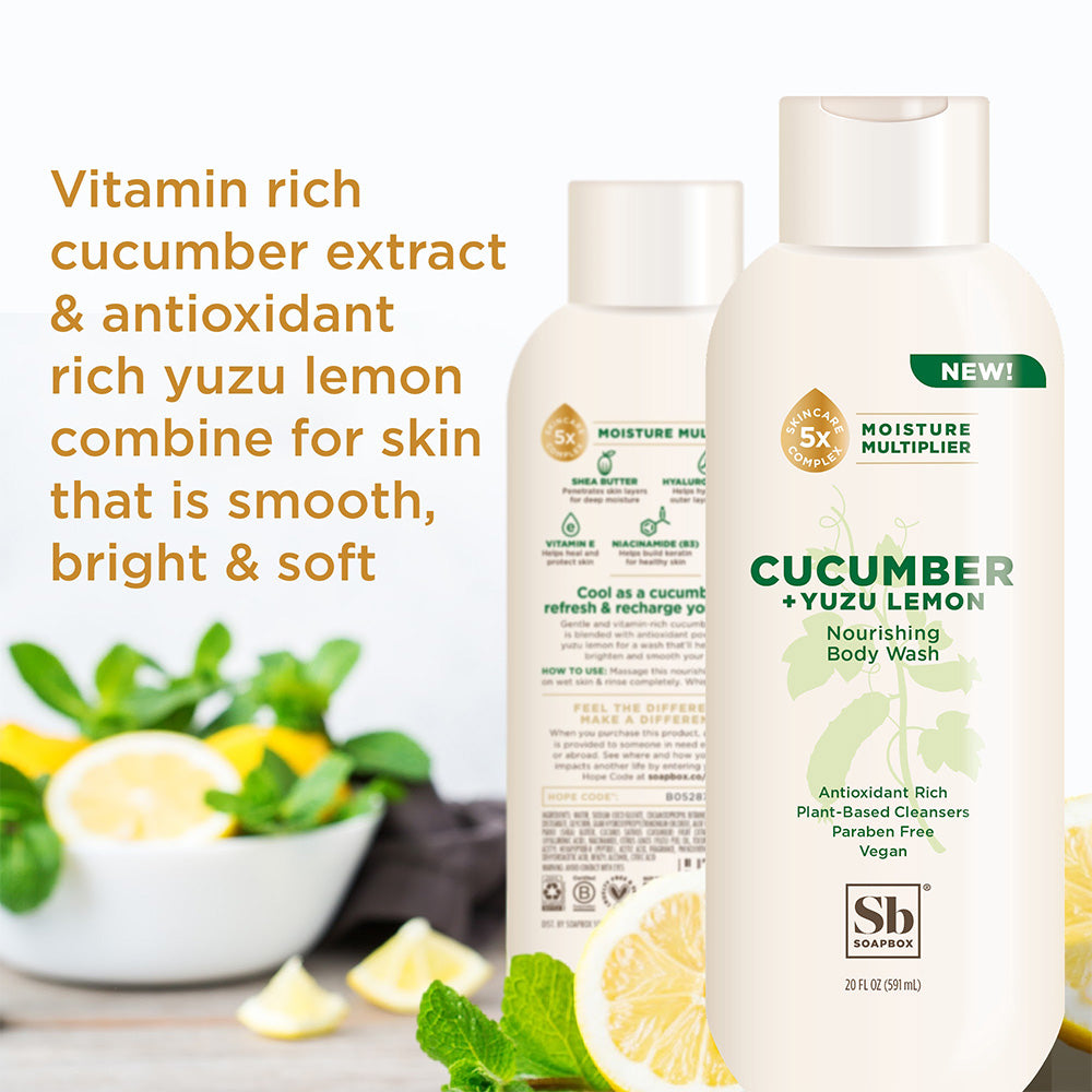 Cucumber + Yuzu Lemon Nourishing Body Wash