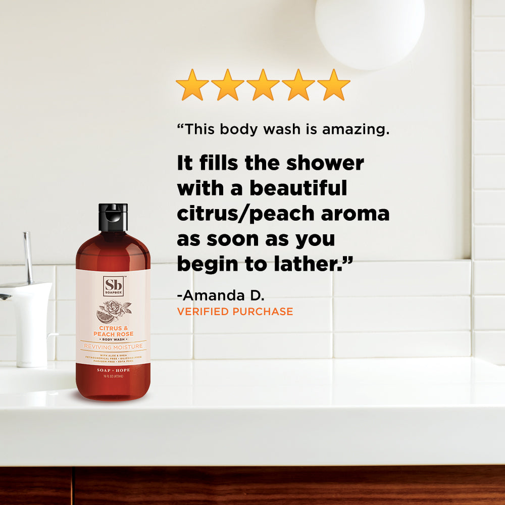 Citrus & Peach Rose Reviving Moisture Body Wash