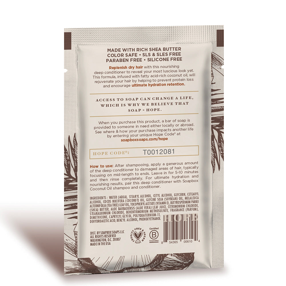 Coconut Oil Rejuvenating Deep Conditioner-Sachet