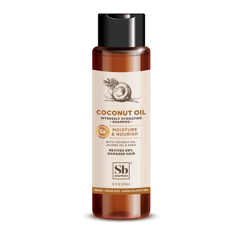 Behandling protein Uddrag Coconut Oil Moisture & Nourish Shampoo — Soapbox