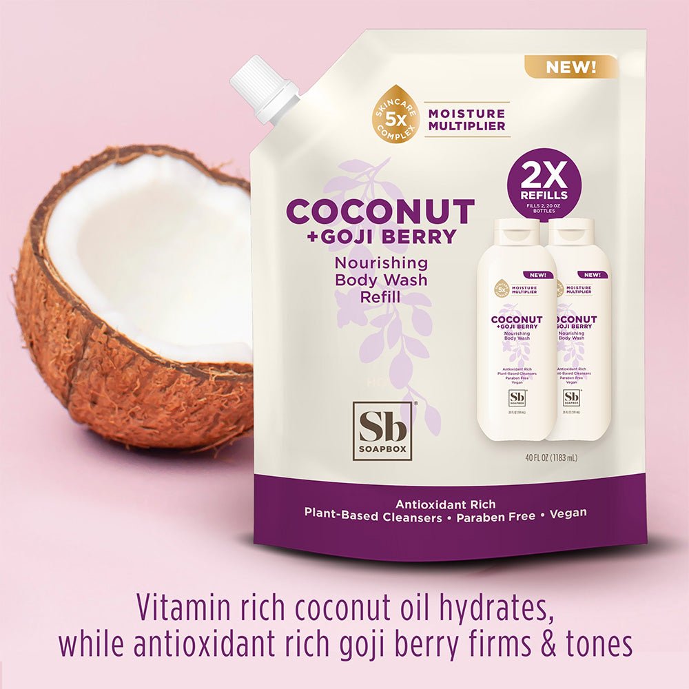 Coconut + Goji Berry Nourishing Body Wash Refill