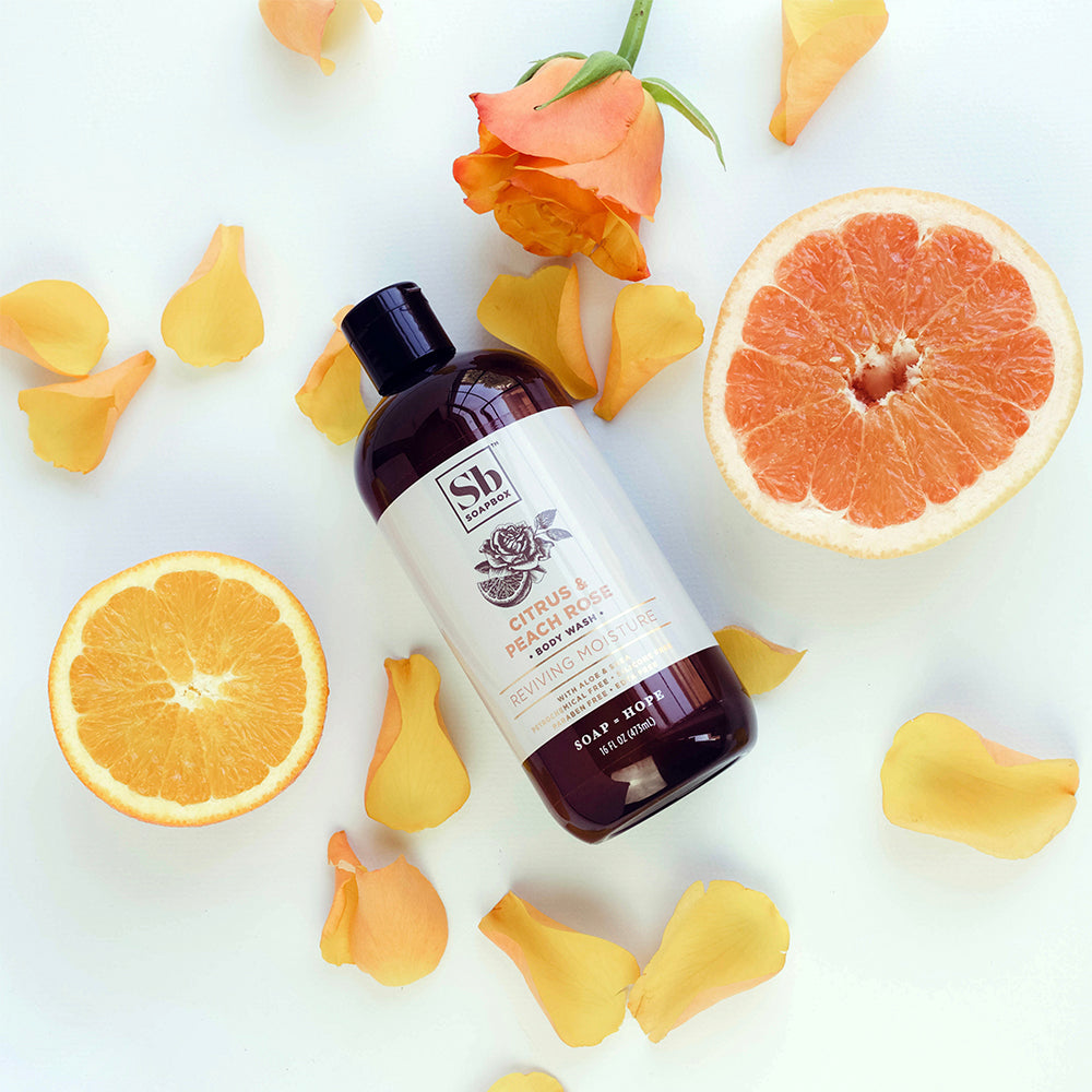 Citrus & Peach Rose Reviving Moisture Body Wash