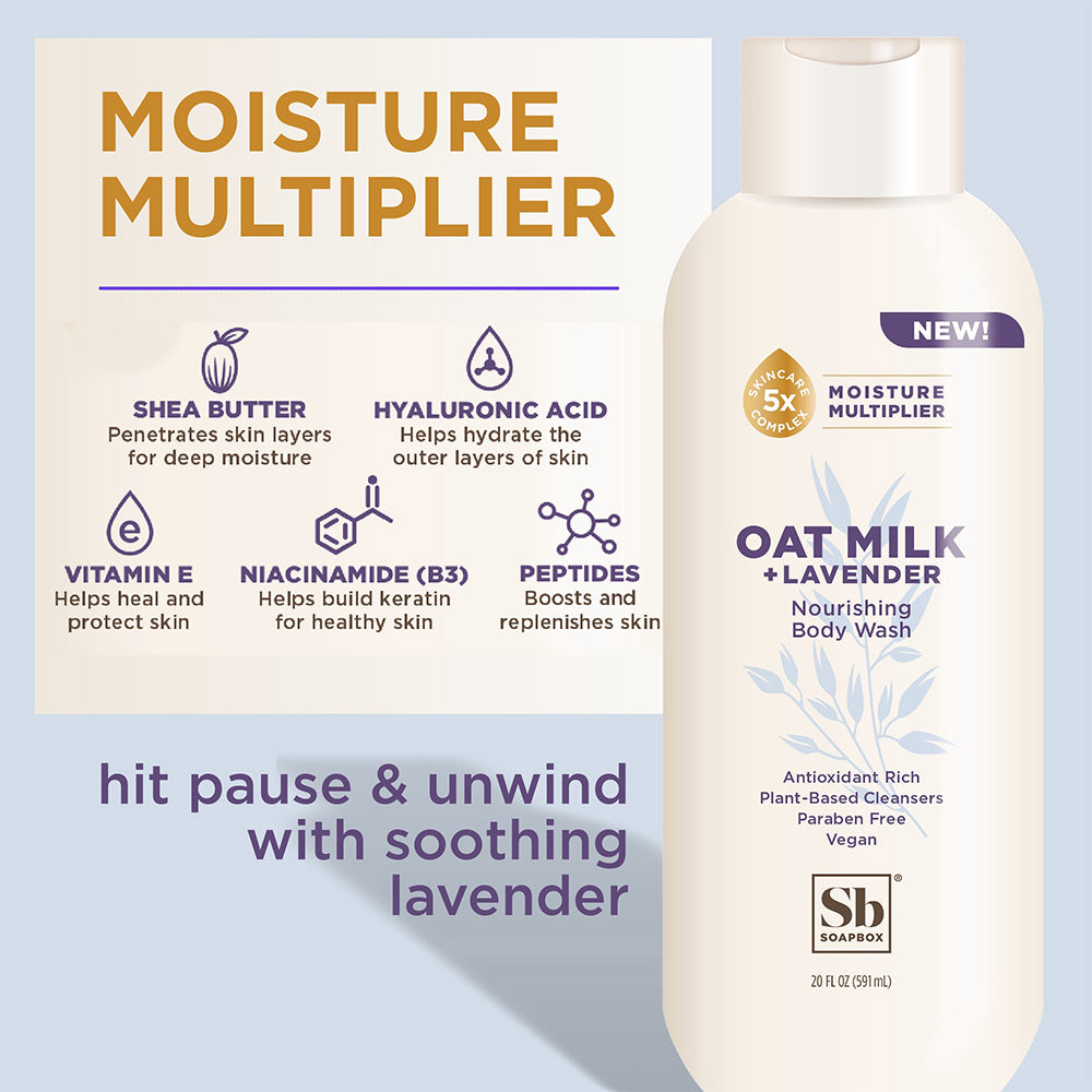 Oat Milk + Lavender Nourishing Body Wash