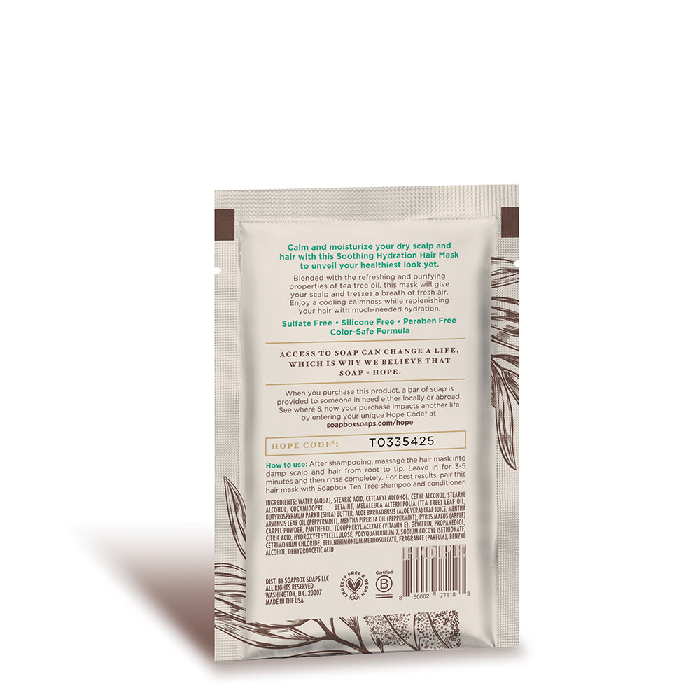 Tea Tree Soothing Hydration Hair Mask–Sachet