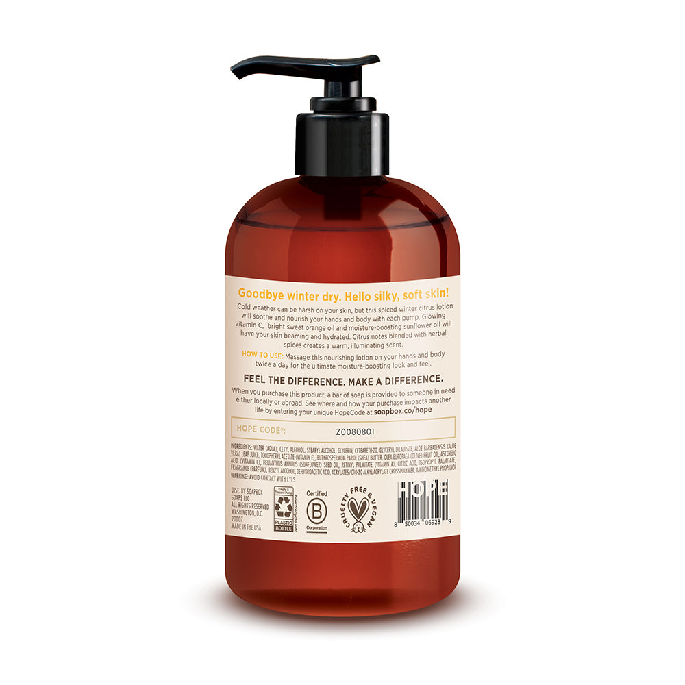 Spiced Winter Citrus Moisturizing Lotion